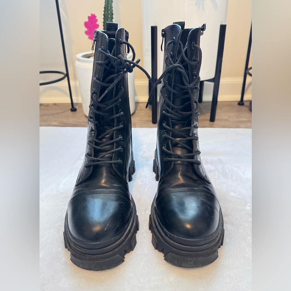 Dream Pairs Black Moto Boots